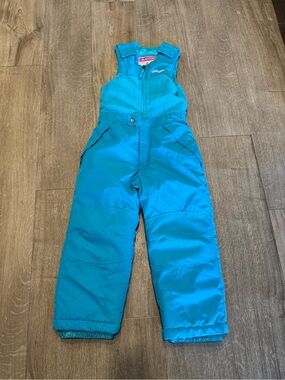 Snozu Bright Turquoise Kids Snow Overalls